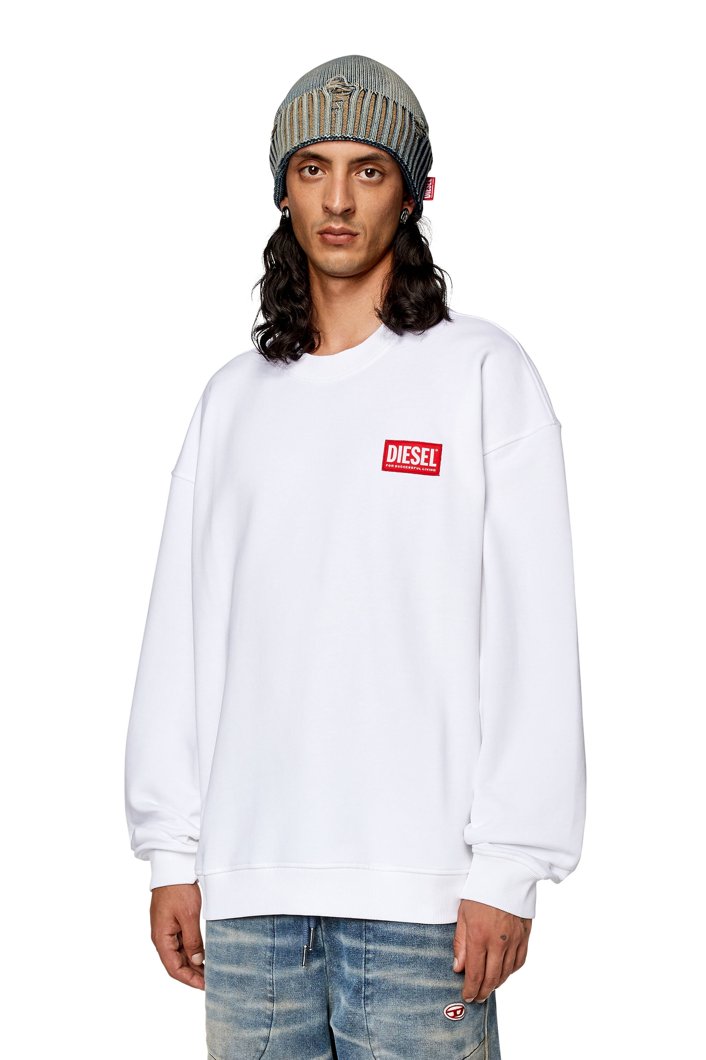 SWEATSHIRT - BRIGHT WHITE