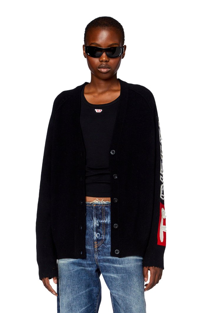CARDIGAN - BLACK BLACK BLACK