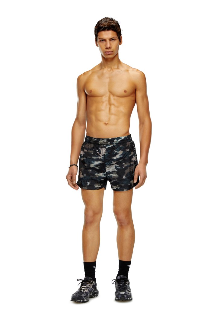 SWIM SHORTS - CAMOUFLAGE ANTHRACITE