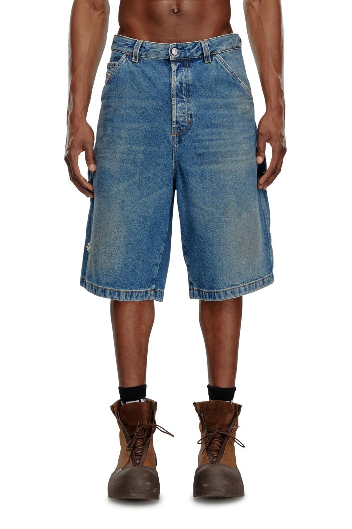 JEANS SHORTS - BLUE DENIM