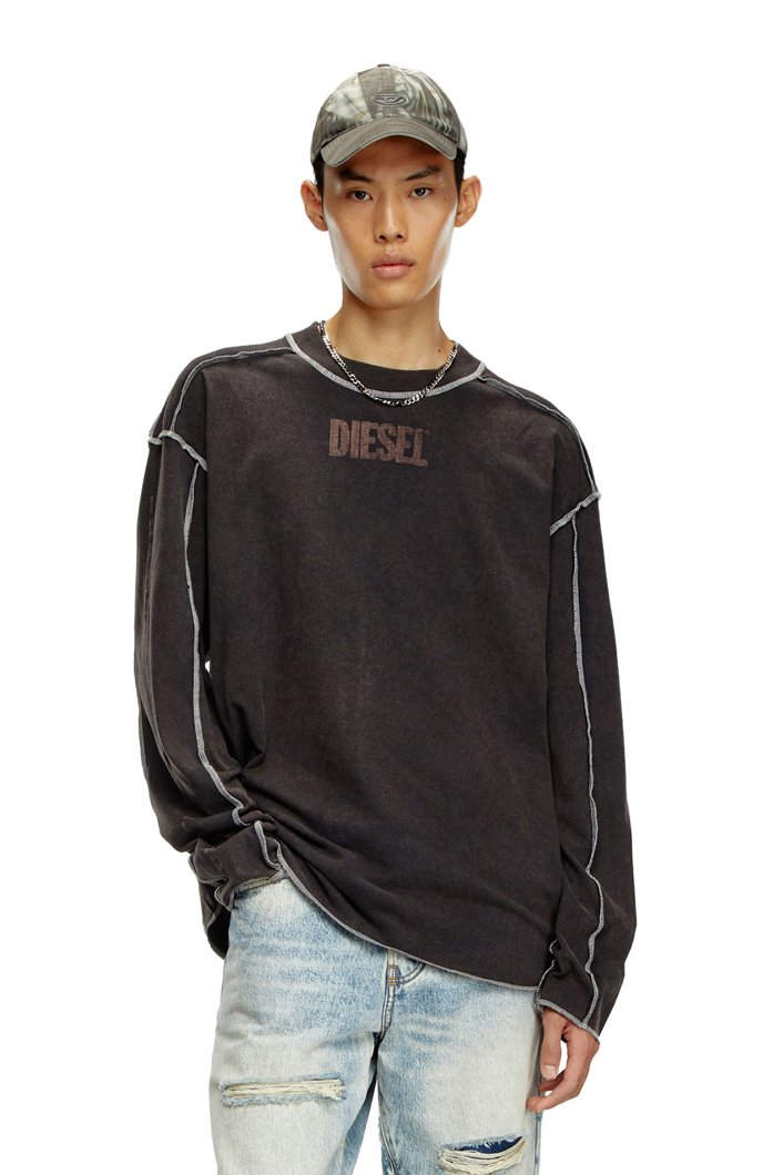 T-SHIRT LONG SLEEVE - JET BLACK