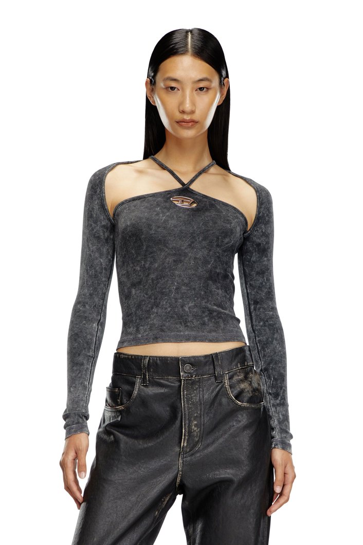 T-SHIRT LONG SLEEVE - CAVIAR