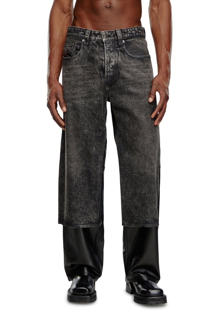 LEATHER PANTS - BLACK BLACK BLACK