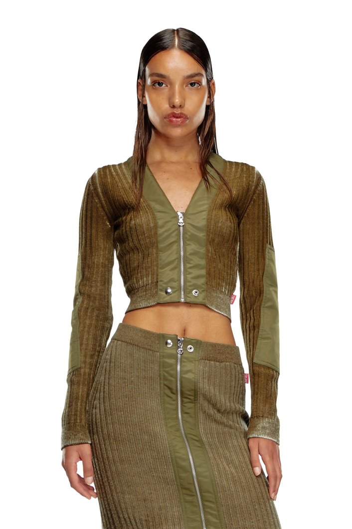 CARDIGAN - OLIVE NIGHT