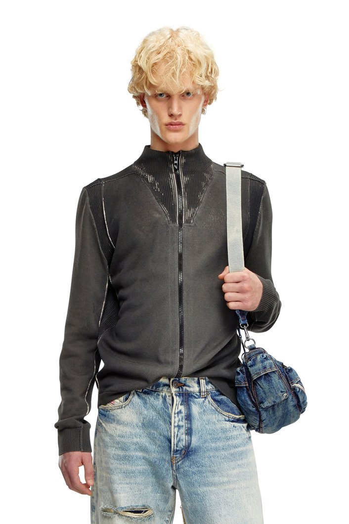 CARDIGAN - BLACK BLACK BLACK