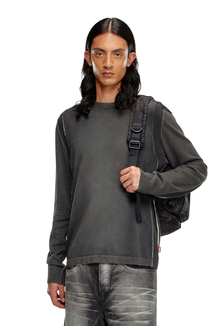 CARDIGAN - BLACK BLACK BLACK