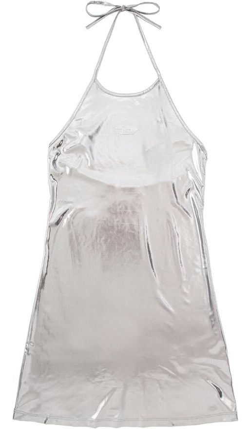 DRESS - SILVER METALLIC