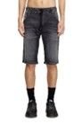 JEANS SHORTS - DENIM BLACK/GREY