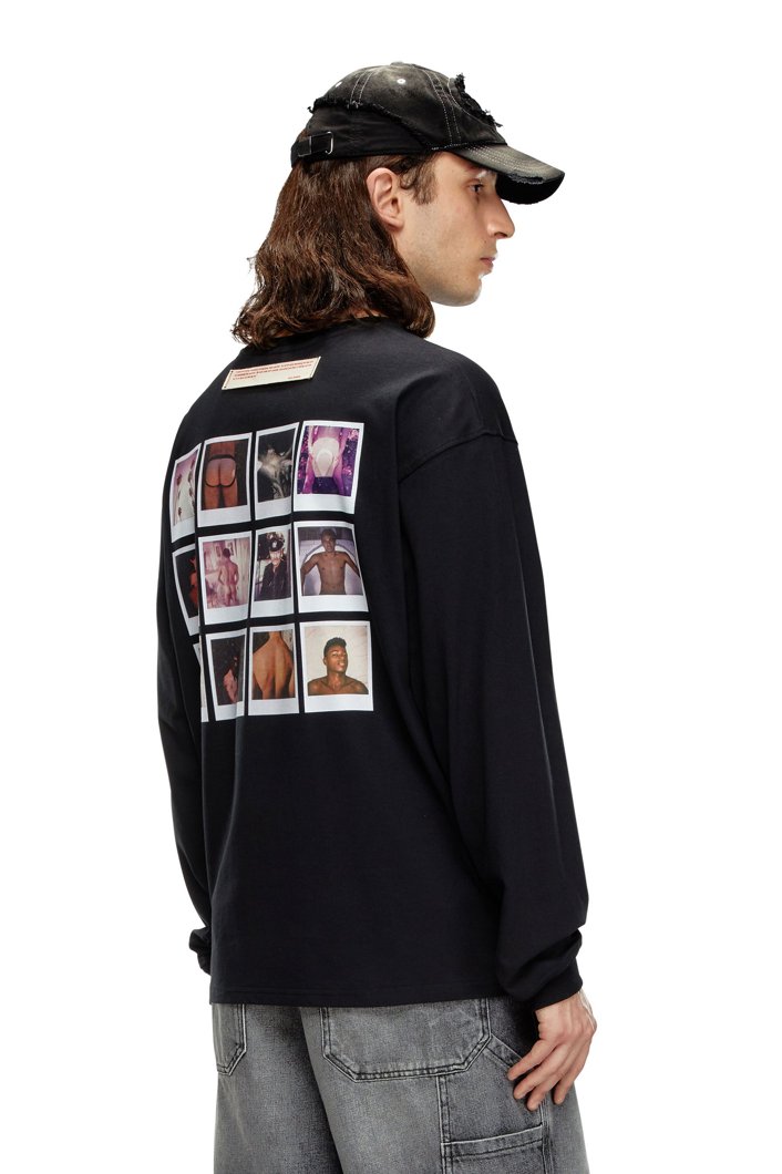 T-SHIRT LONG SLEEVE - BLACK BLACK BLACK
