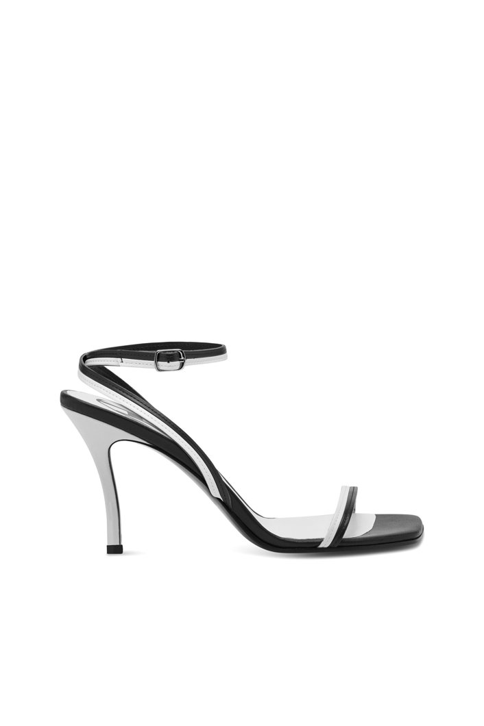 SANDALS - BLACK/WHITE
