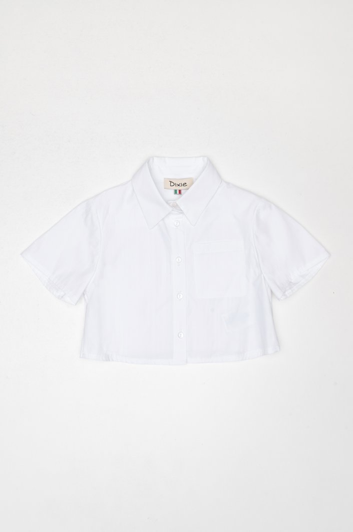 BLOUSE - WHITE WOOL
