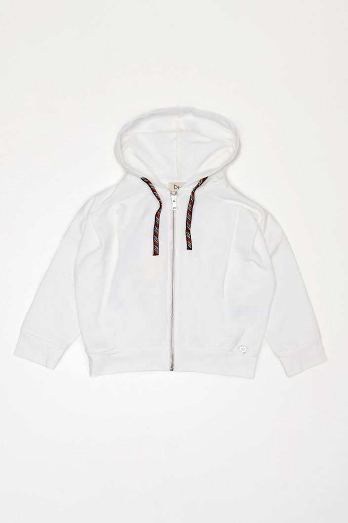 SWEATSHIRT - WHITE WOOL