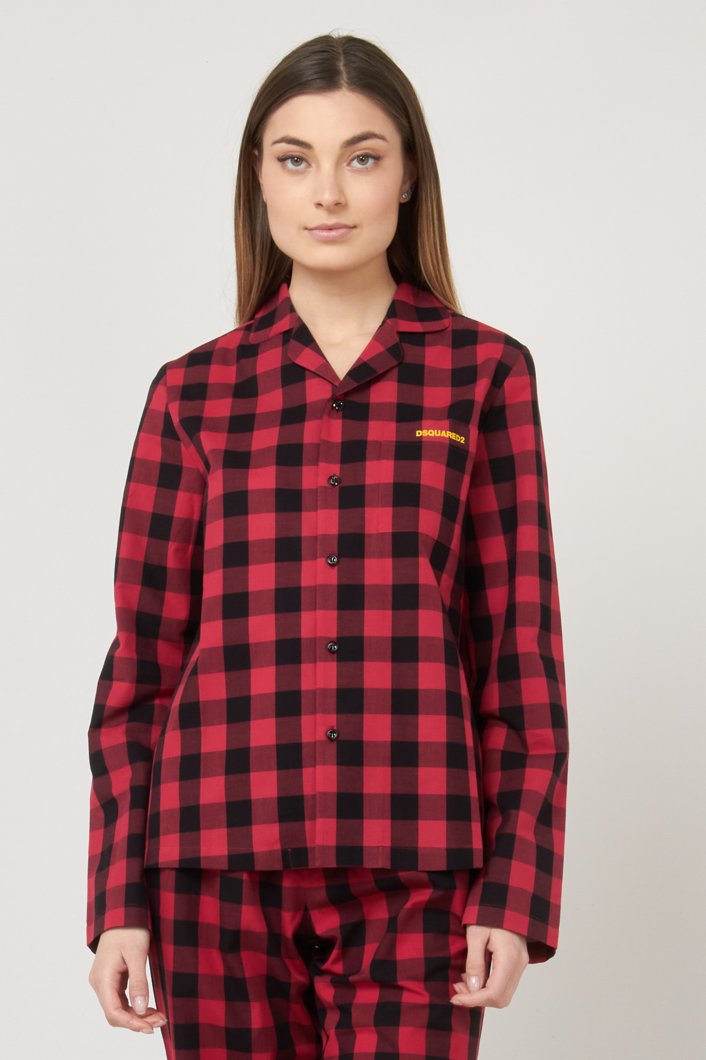 PIJAMA SHIRT - RED/BLACK