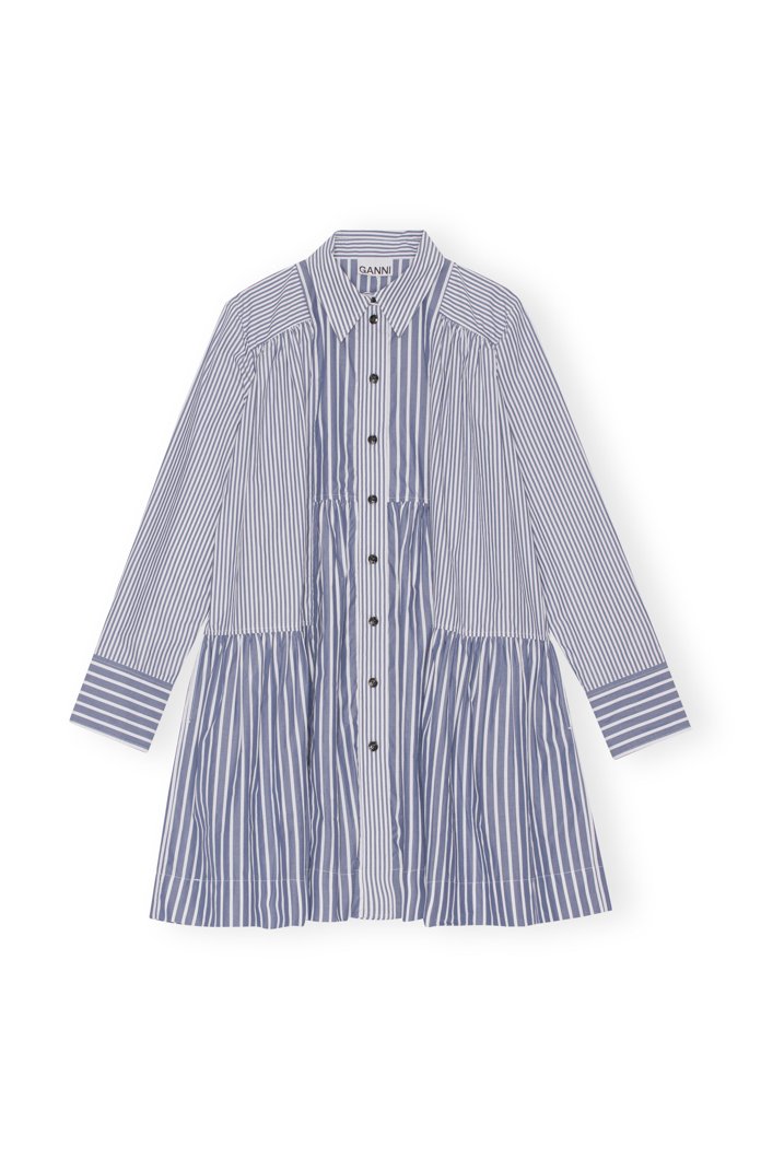 DRESS - GRAY BLUE