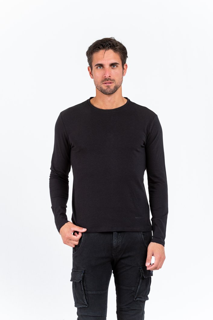 T-SHIRT LONG SLEEVE - BLACK