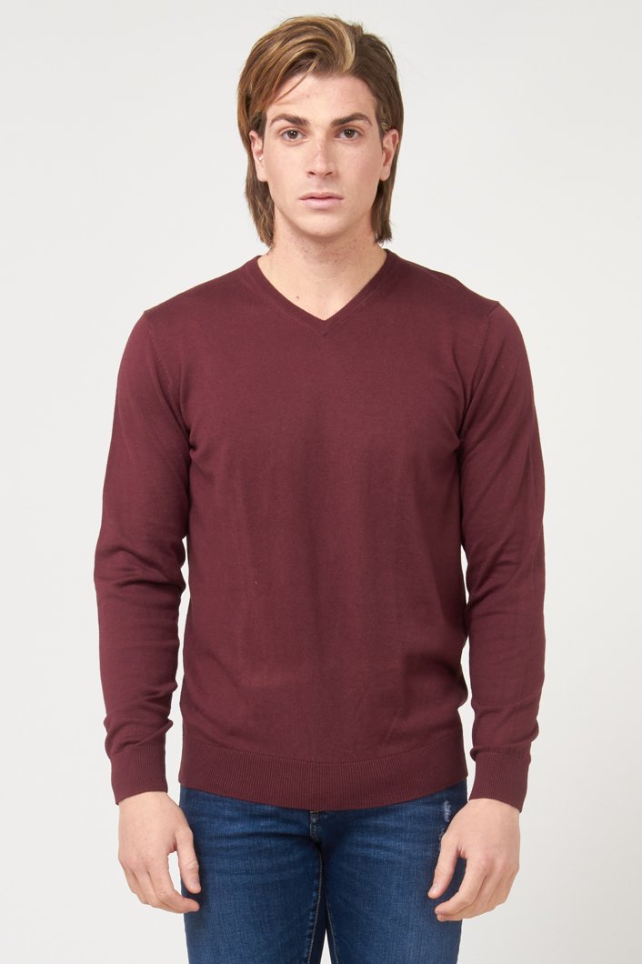 PULLOVER - BORDEAUX