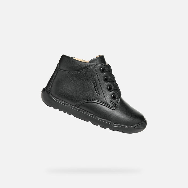 ANKLE BOOTS - BLACK/BEIGE