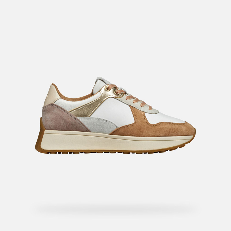 SNEAKERS - OFF WHT/APRICOT