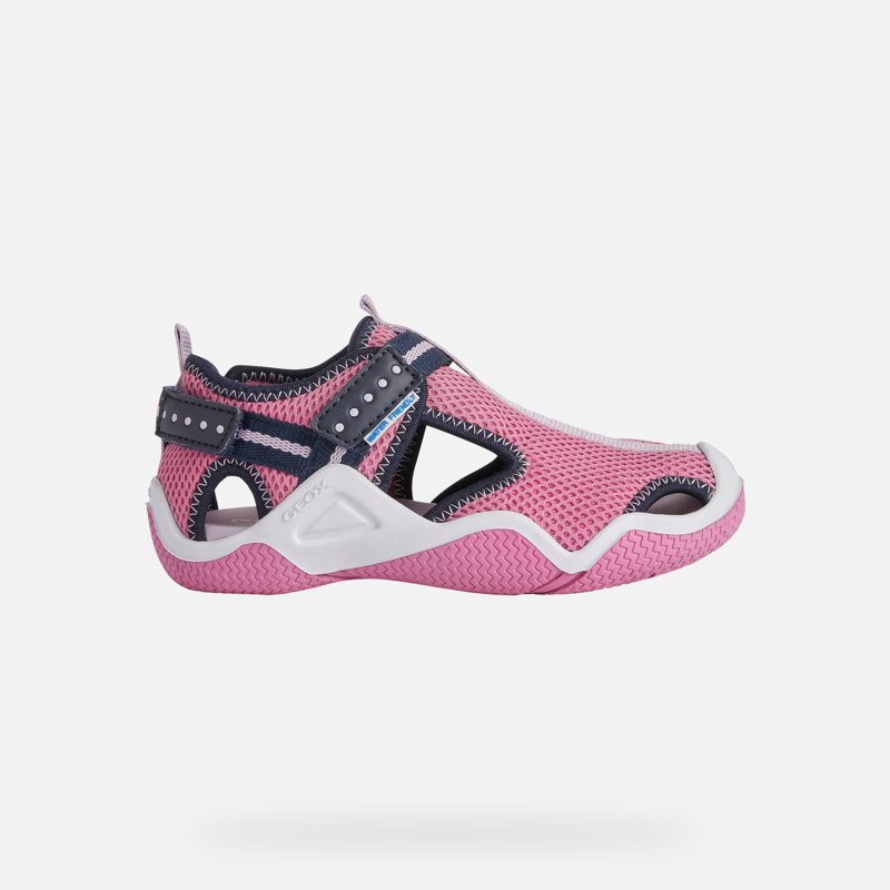 SANDALS - FUCHSIA/NAVY