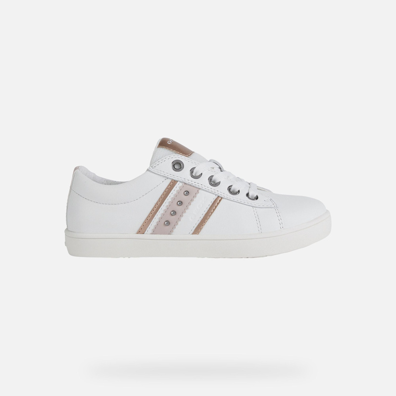SNEAKERS - WHITE/LT ROSE