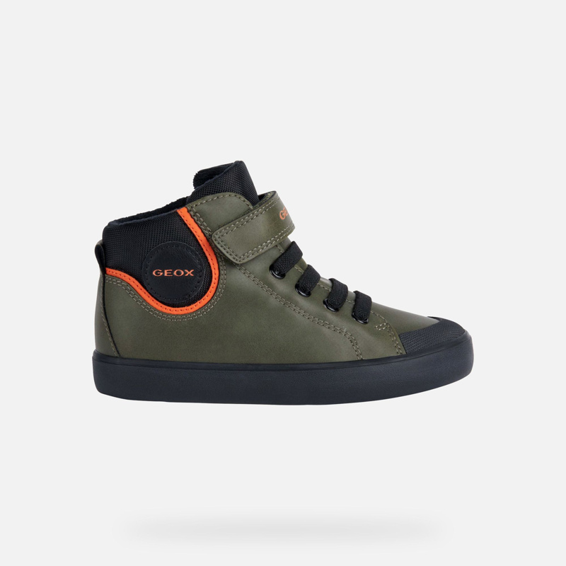 SNEAKERS - DK GREEN/BLACK