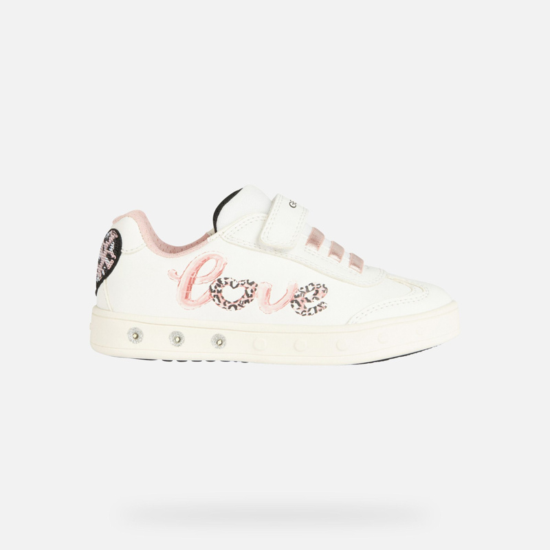 SNEAKERS - WHITE/LT PINK