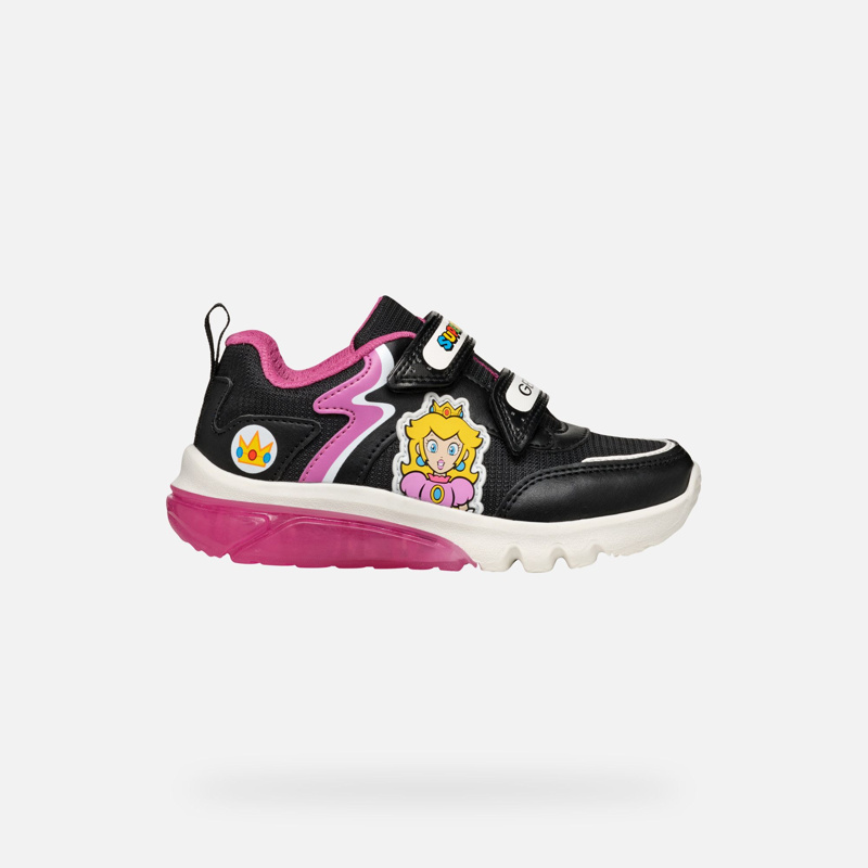 SNEAKERS - BLACK/FUCHSIA