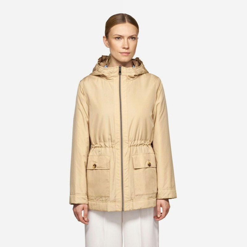 RAINCOAT - WARM SAND/TANNIN