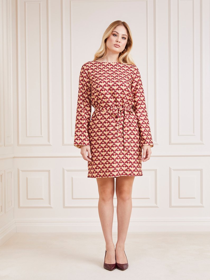 DRESS - GEOMETRIC LOGO BURGU