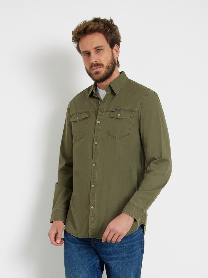 SHIRT LONG SLEEVE - OLIVE MORNING
