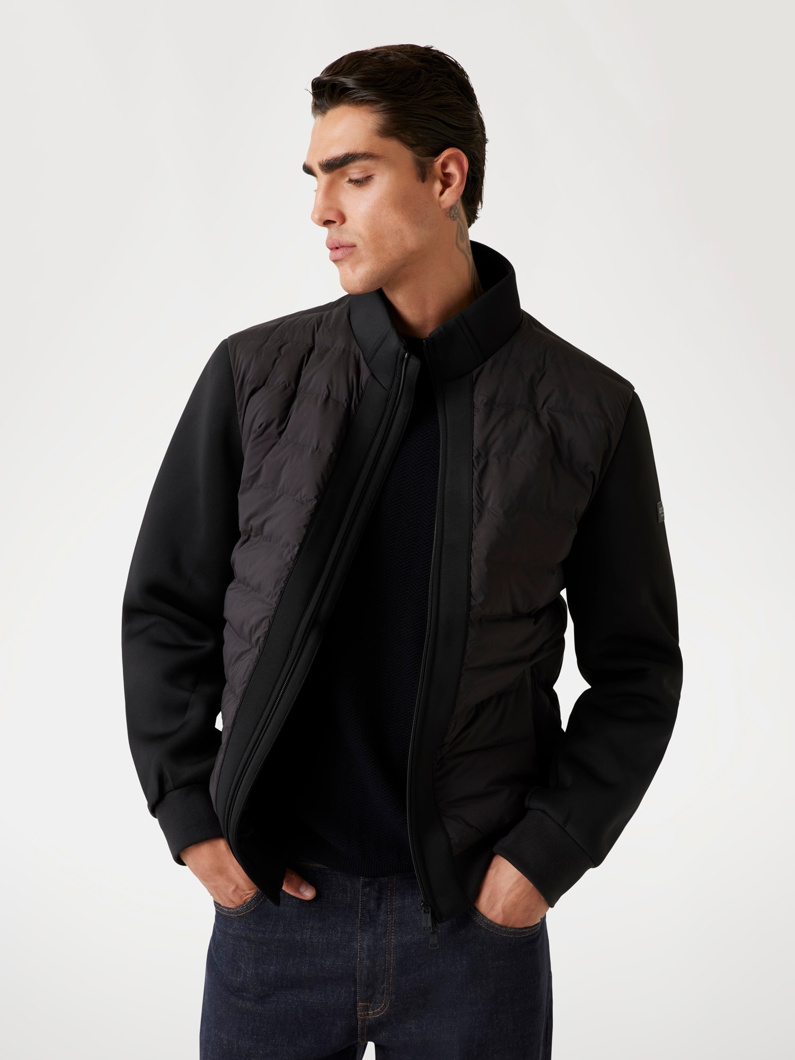 QUILTED JACKET - JET BLACK A996