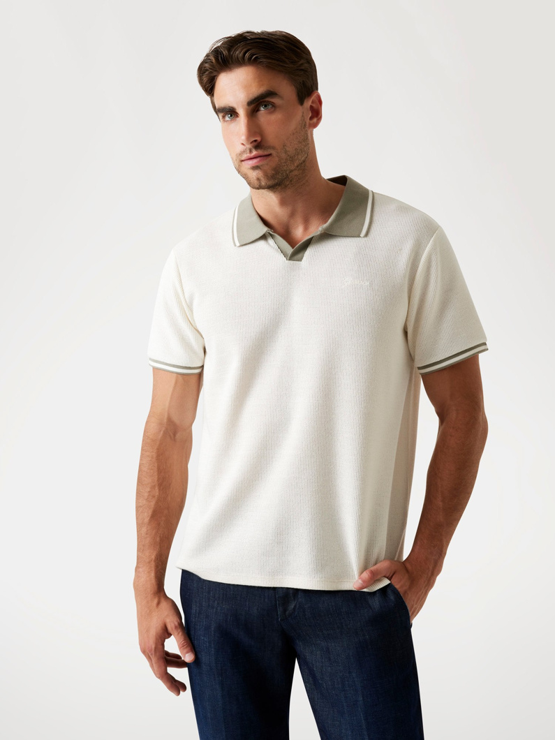 POLO SHORT SLEEVE - DOVE WHITE