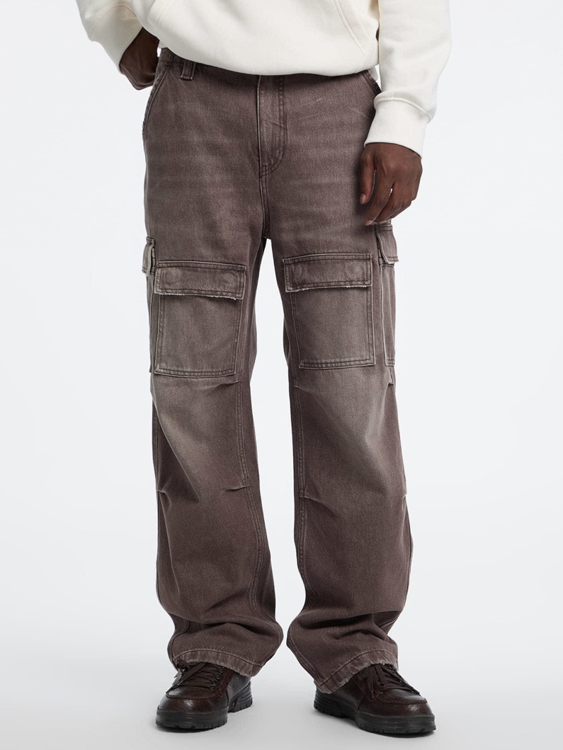 JEANS PANTS - GO VINTAGE BROWN WAS
