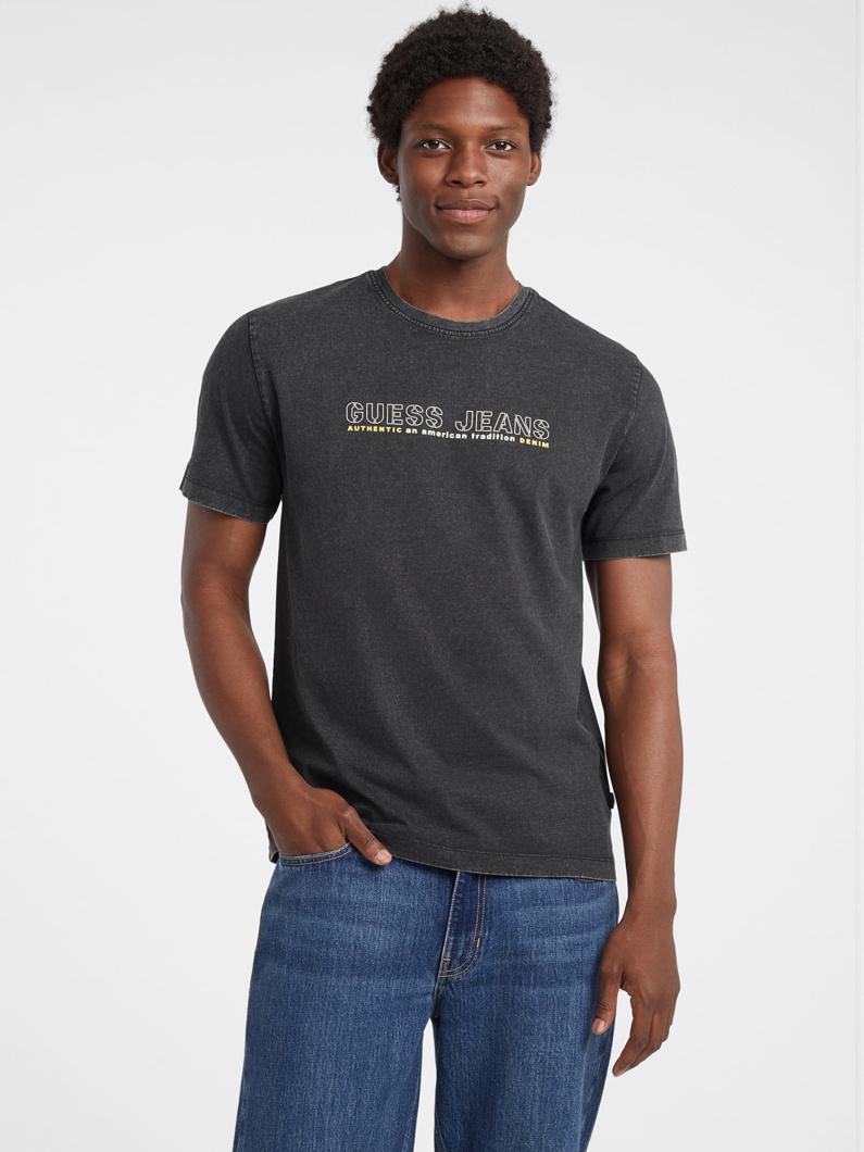T-SHIRT - JET BLACK MULTI
