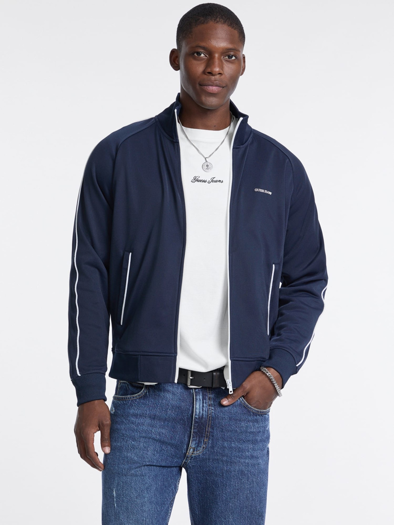 TRACK JACKET - JET BLACK A996
