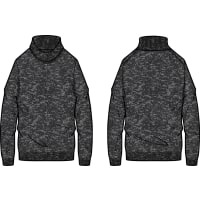 SWEATER - MOULINE BLACK / GREY