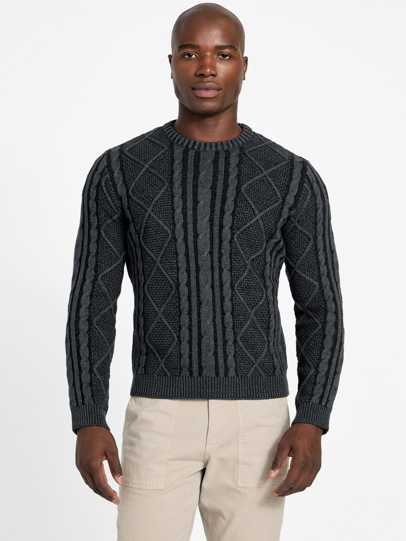 SWEATER - JET BLACK MULTI