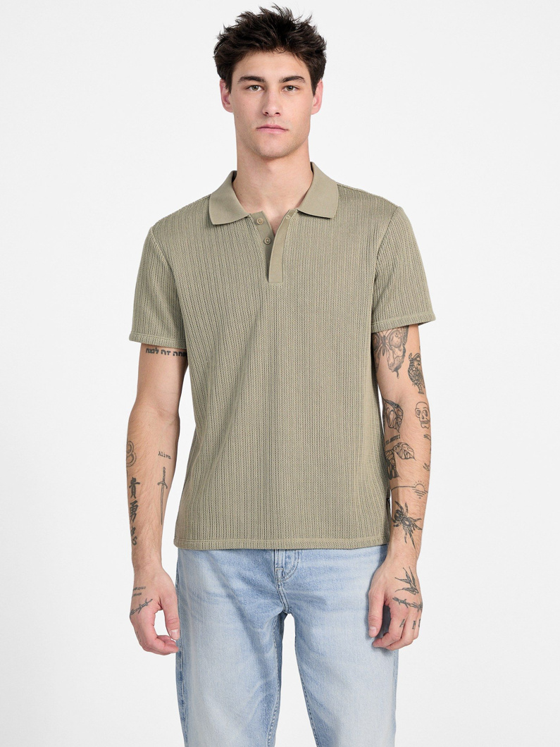 POLO SHORT SLEEVE - SAGE PLANT