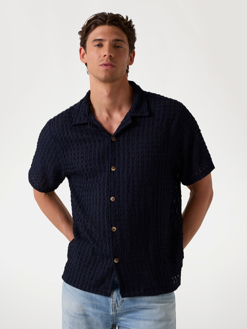 SHIRT SHORT SLEEVE - SMART BLUE
