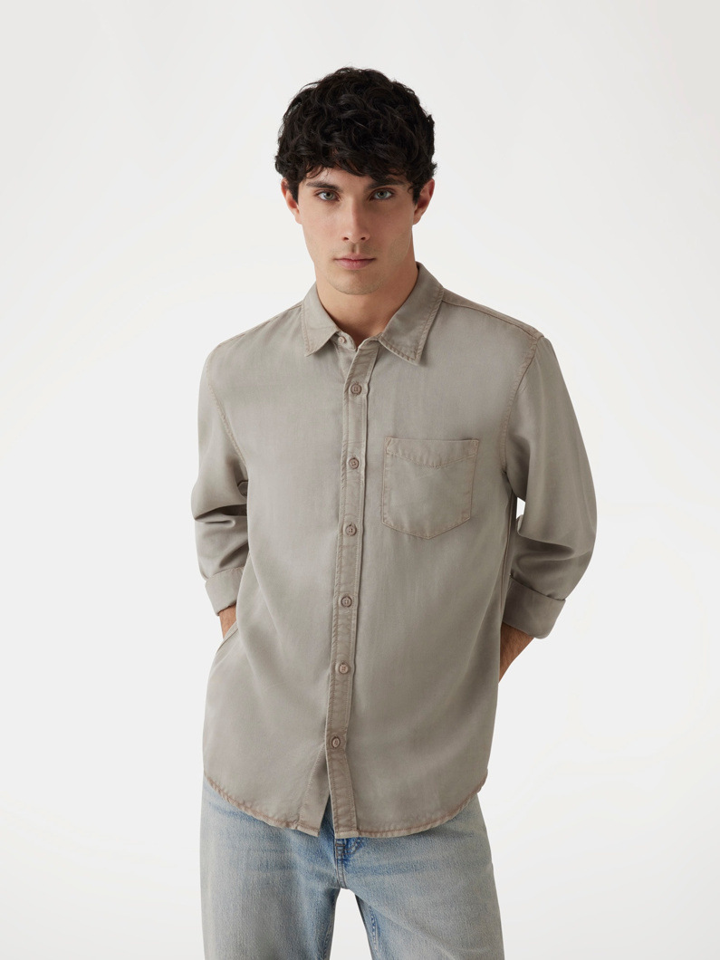 SHIRT LONG SLEEVE - TRADITIONAL KHAKI MU