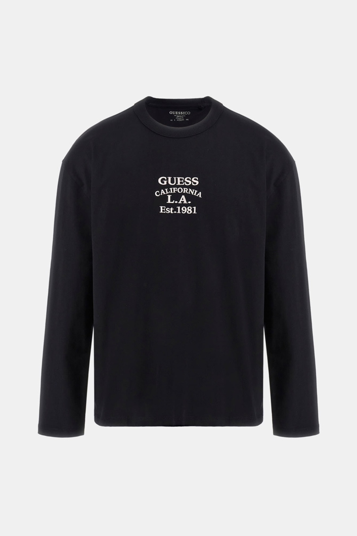 T-SHIRT LONG SLEEVE - JET BLACK A996