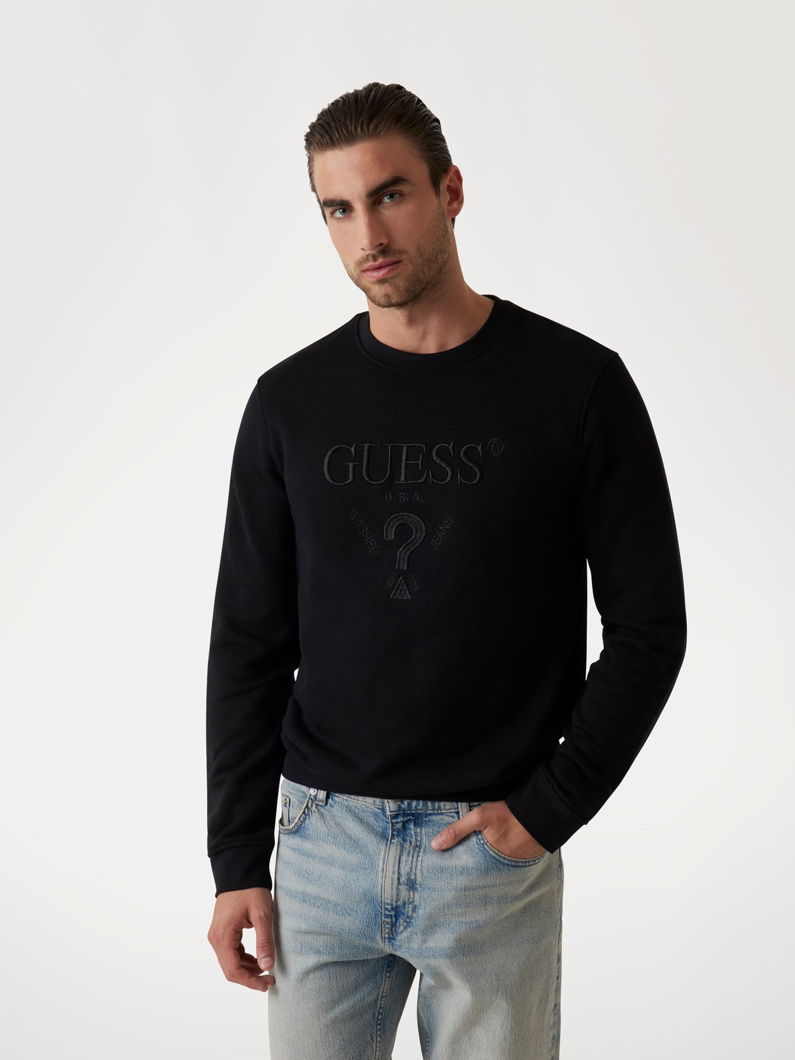 SWEATSHIRT - JET BLACK A996