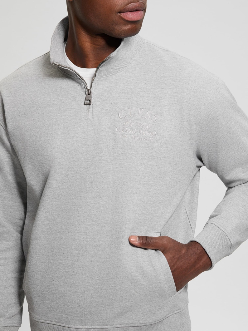 SWEATSHIRT - LIGHT STONE HEATHER