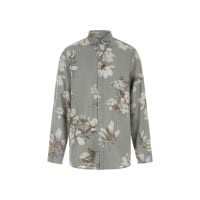 SHIRT - NAVY FLOWER AOP