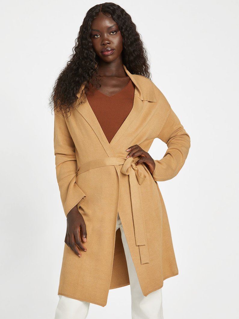 CARDIGAN - TOASTED TAUPE
