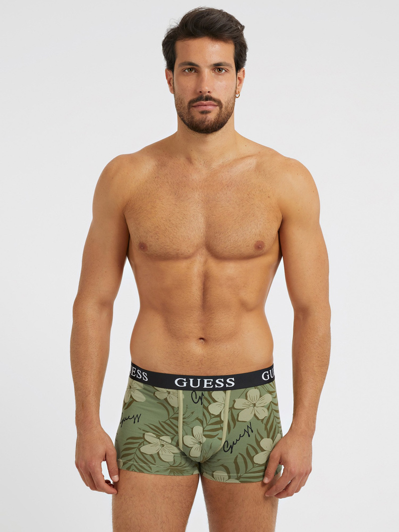 BOXERS 3 PACK - HAWAII GREEN PRINT
