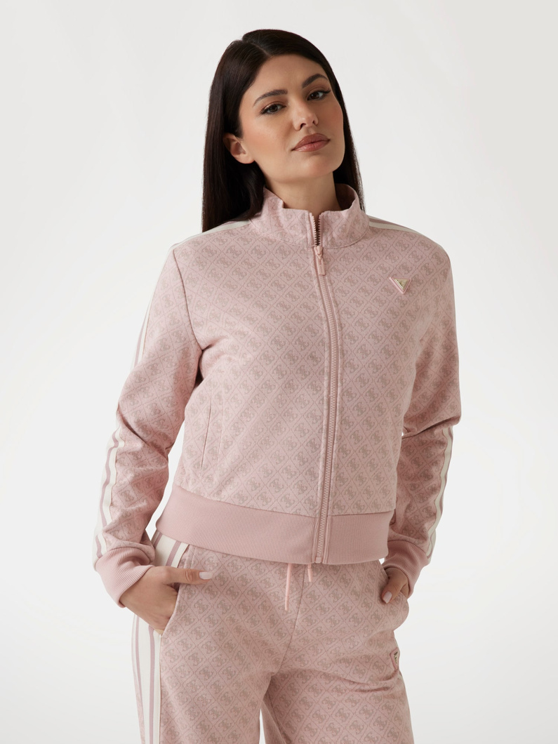 SWEATSHIRT - 4G RHOMBUS PINK ROSE
