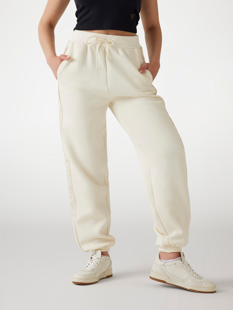 JOGGER PANTS - DOVE WHITE