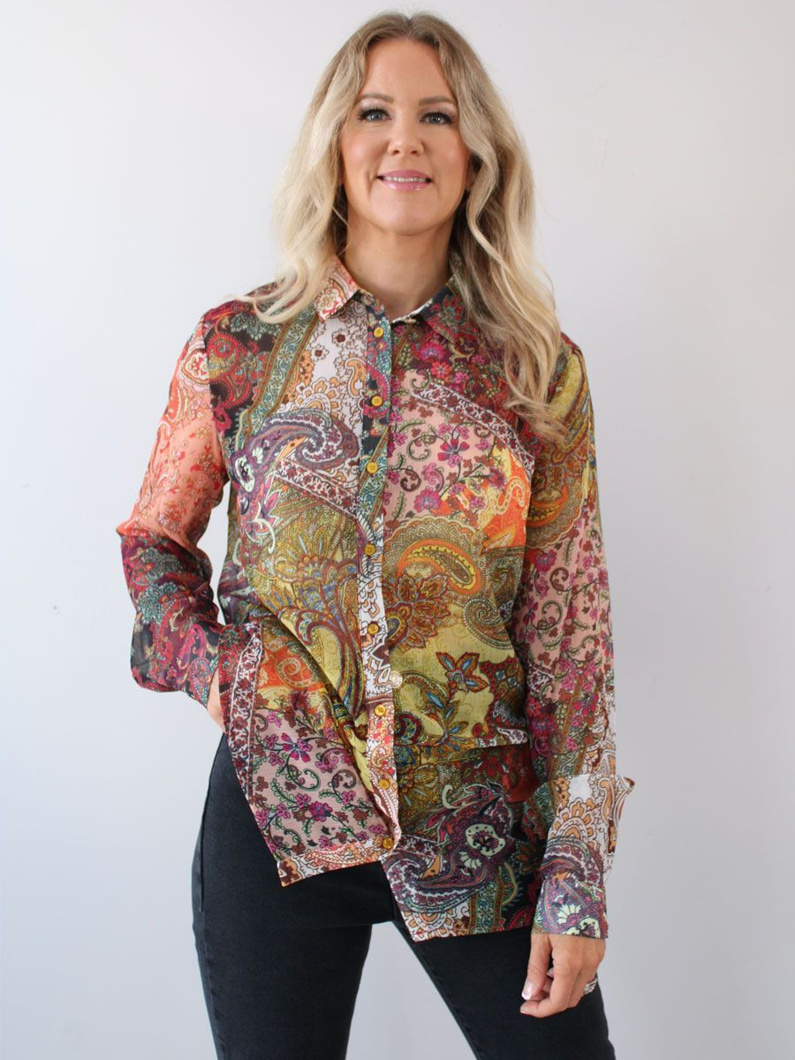 SHIRT - NATURE GIRL PRINT