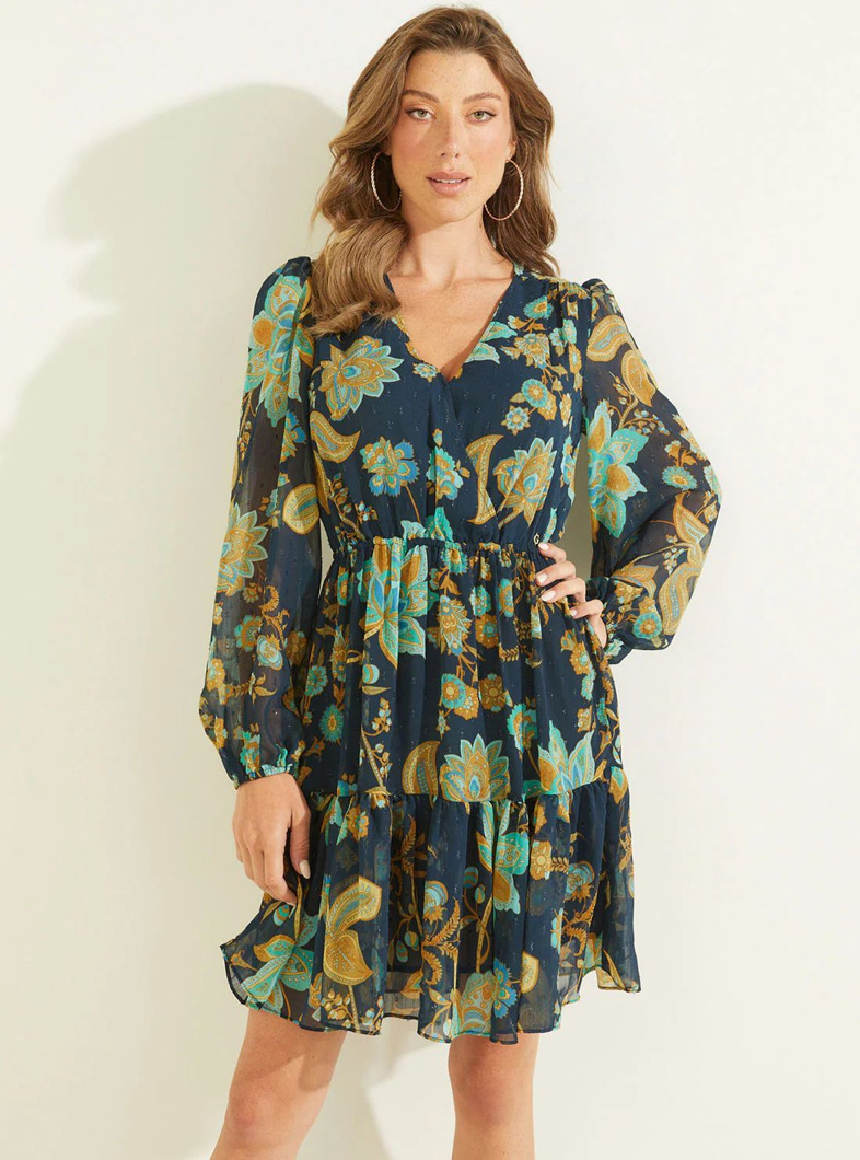DRESS - PAISLEY FIELDS PRINT